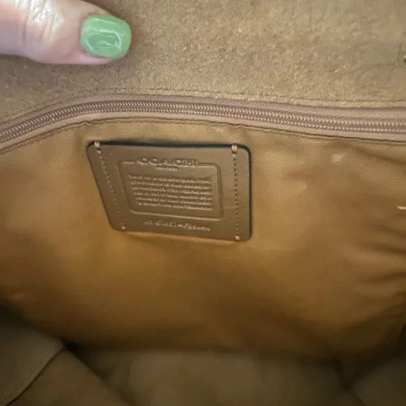 Coach Metallic Rose Gold Mini Backpack - Picture 9 of 11